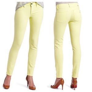 DL1962 Jeans - Angel Mid Rise Skinny Ankle -Yellow